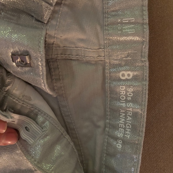 Gap silver jeans girls 8 - Picture 2 of 2